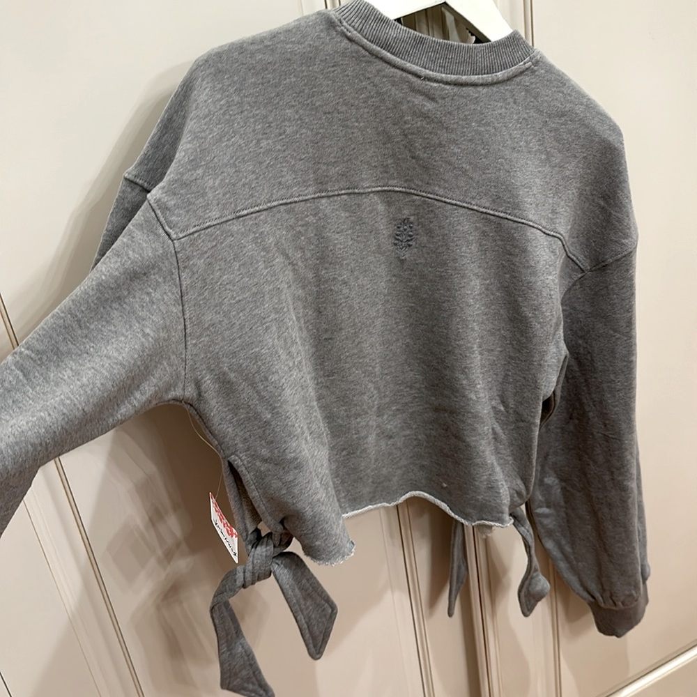FP Movement NWT Odette side ties sweatshirt XS - Picture 6 of 9